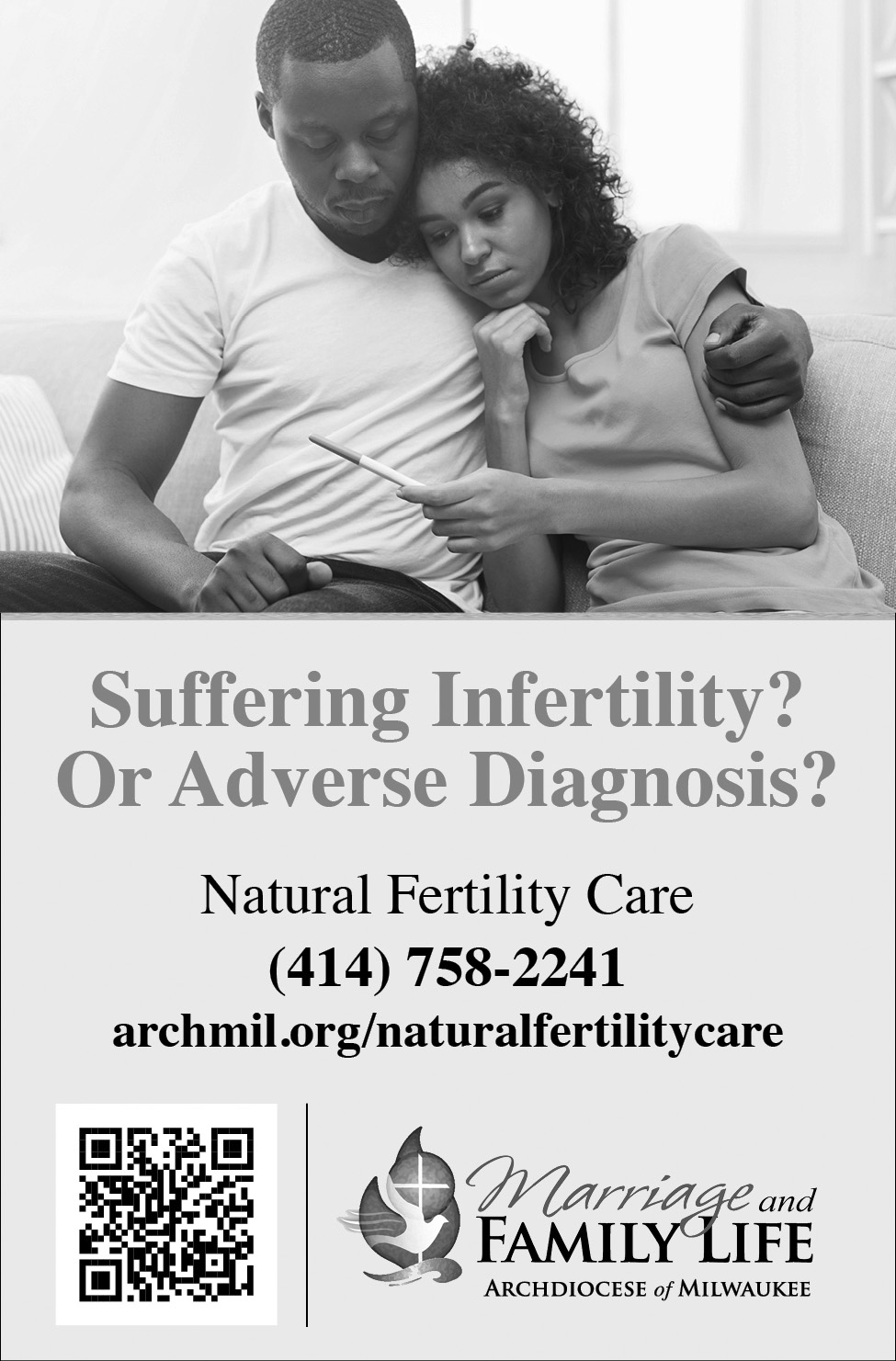 NFP ad - Black & White