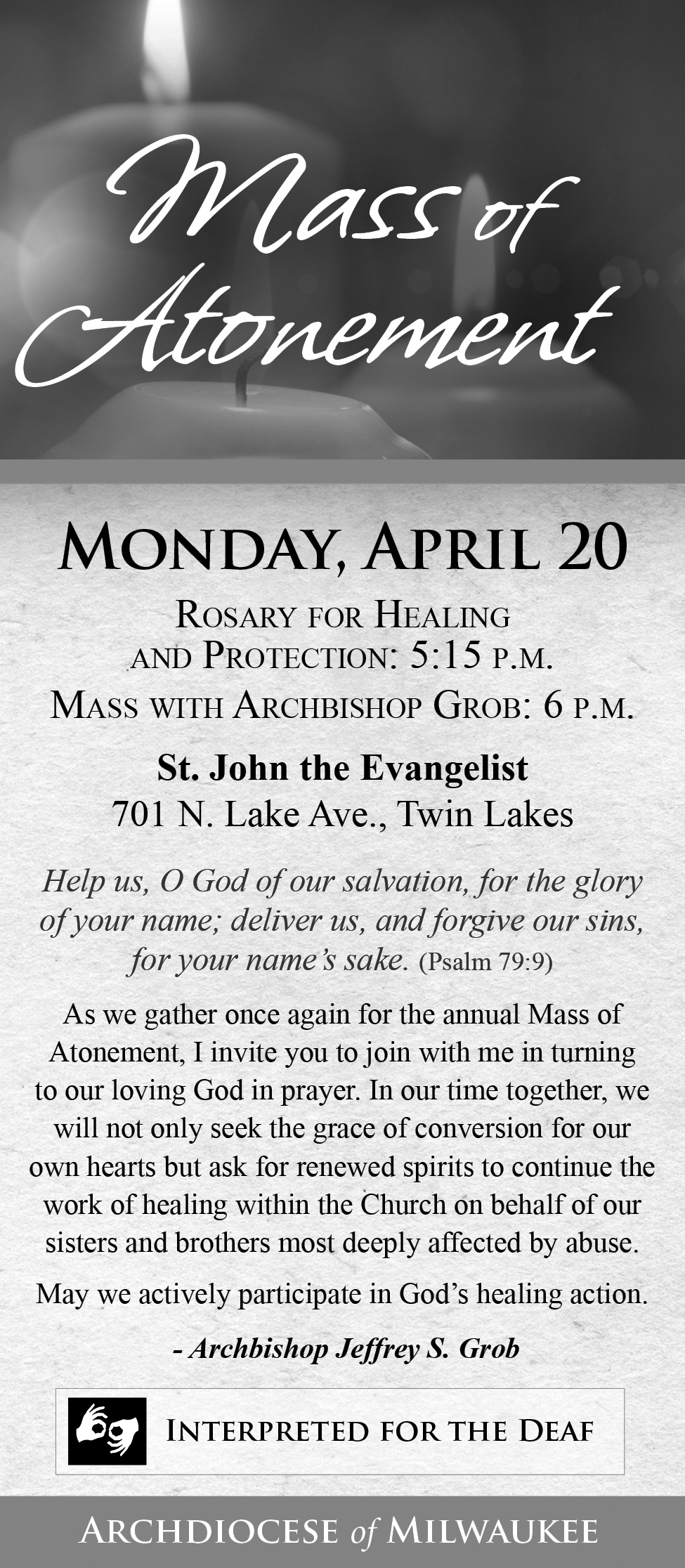 NFP ad - Black & White