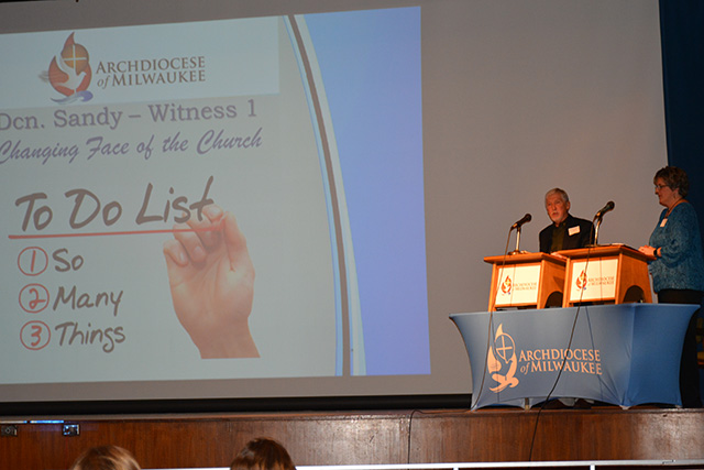 Deacon Sandy Sites and Brenda Cline